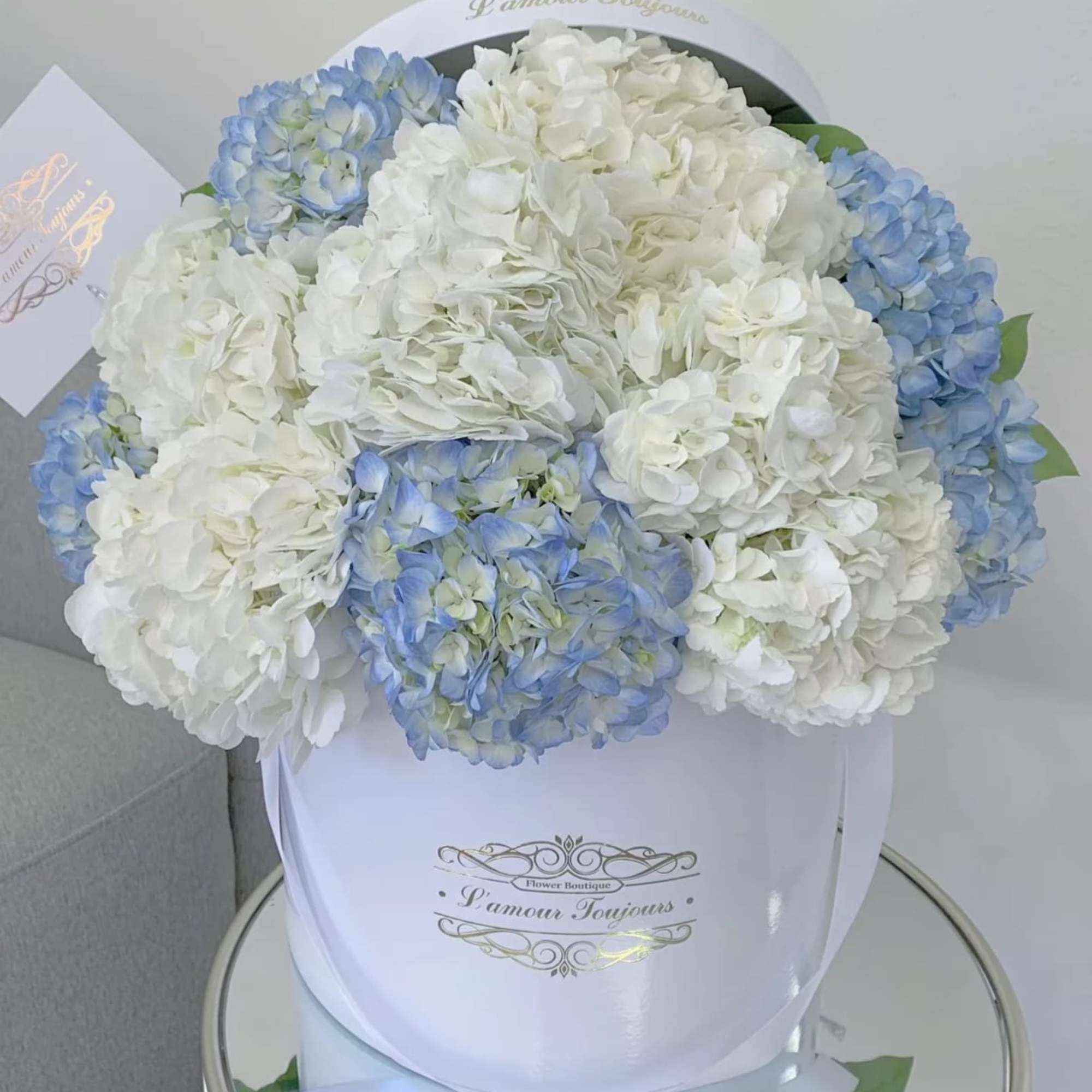 It's a Boy Signature Box - Hydrangeas