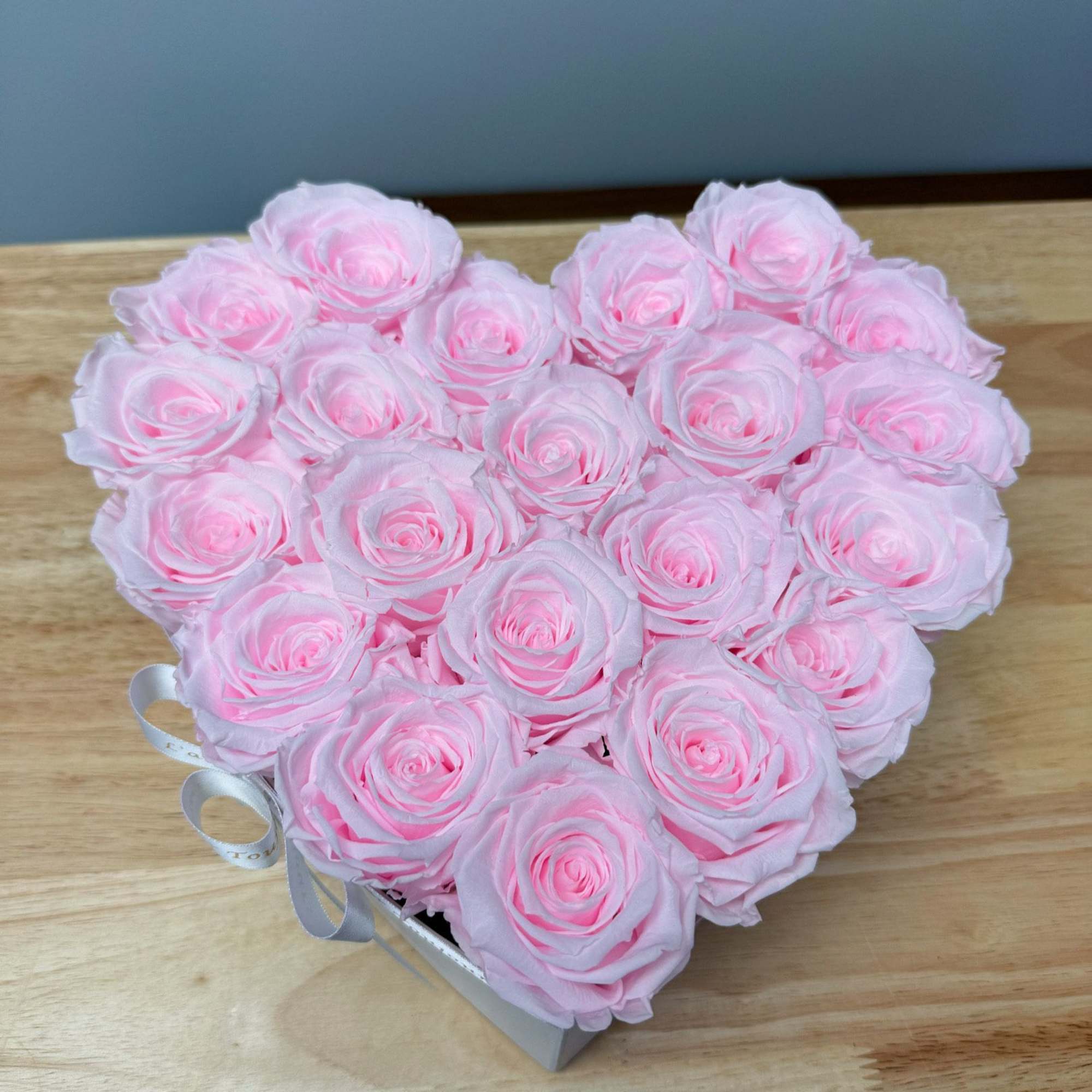Everlasting Heart Signature Box - Pink roses