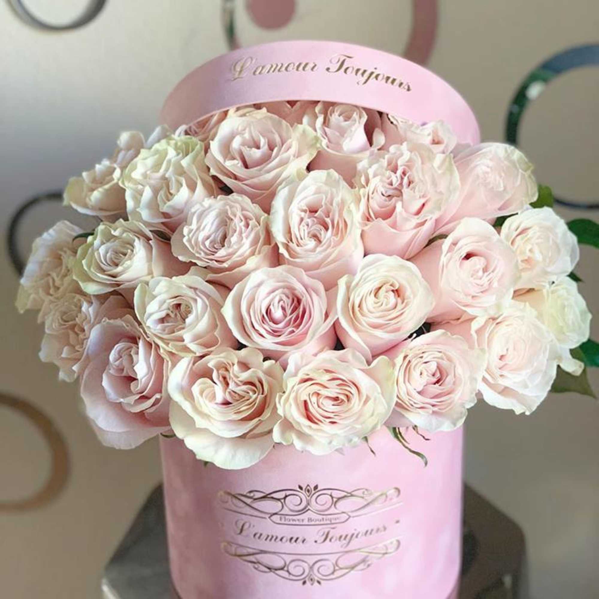 Pink Signature Box II - Huntington Beach Same Day Flower Delivery