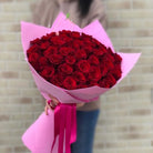 Hand-tied Signature Bouquet - Red Roses II