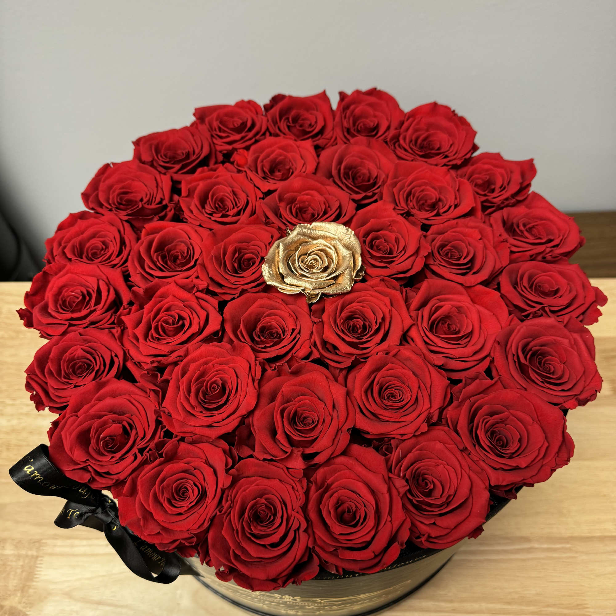 Red Everlasting roses
