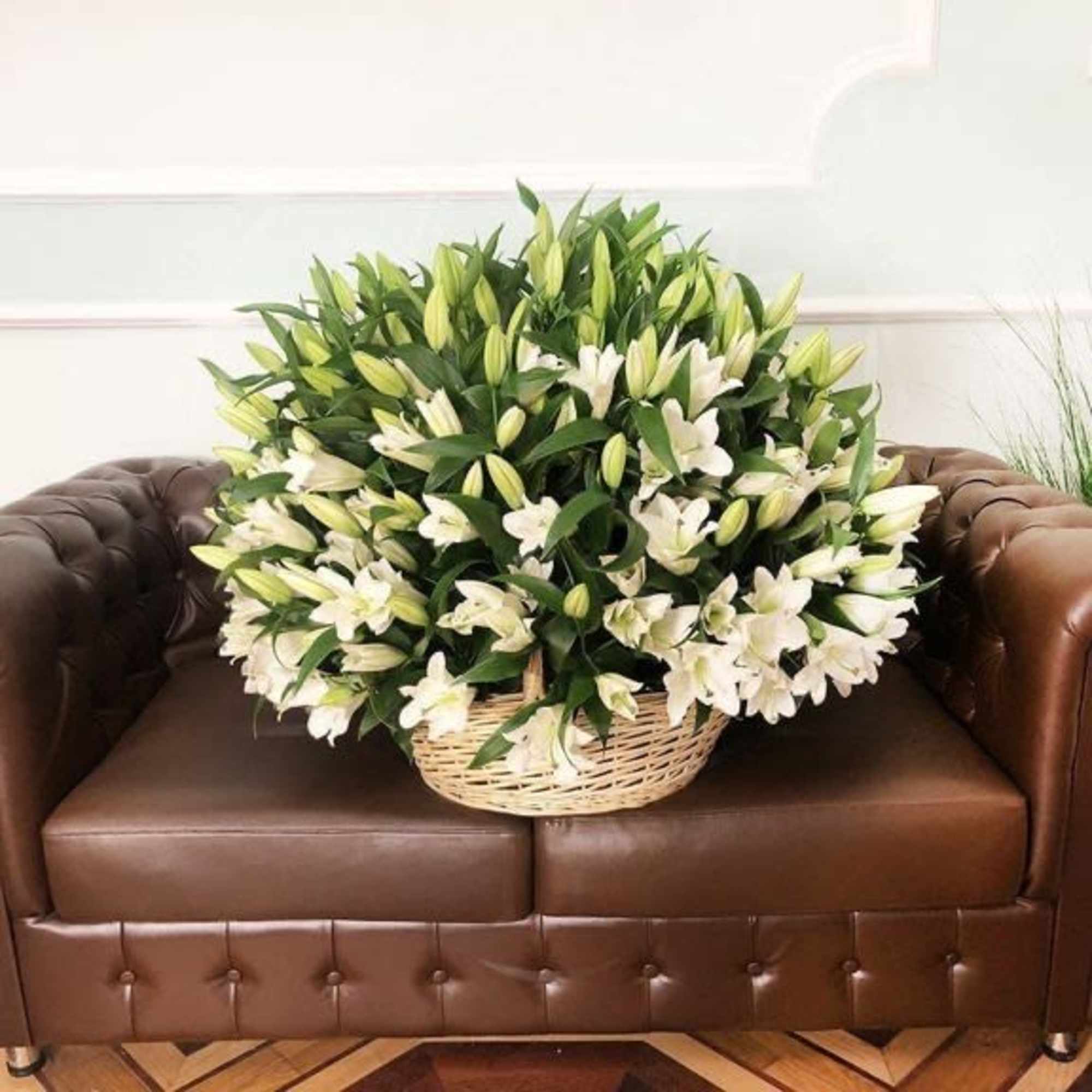 Grand Basket of Lilies