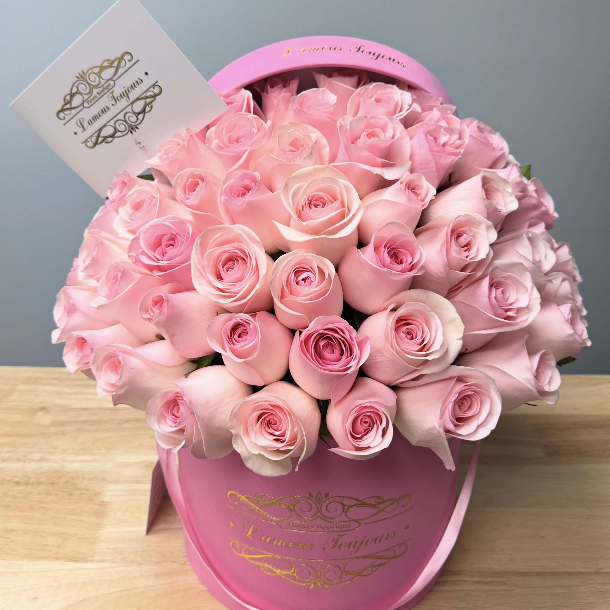 Pink Luxury Velvet Signature Box